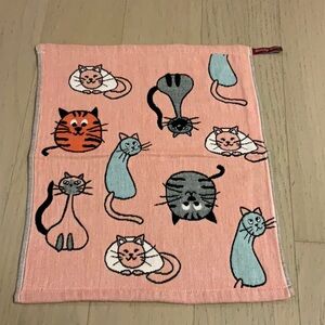Hand Towels 100% Cotton/ Kitchen Towels with Holders 🐱(Cat)